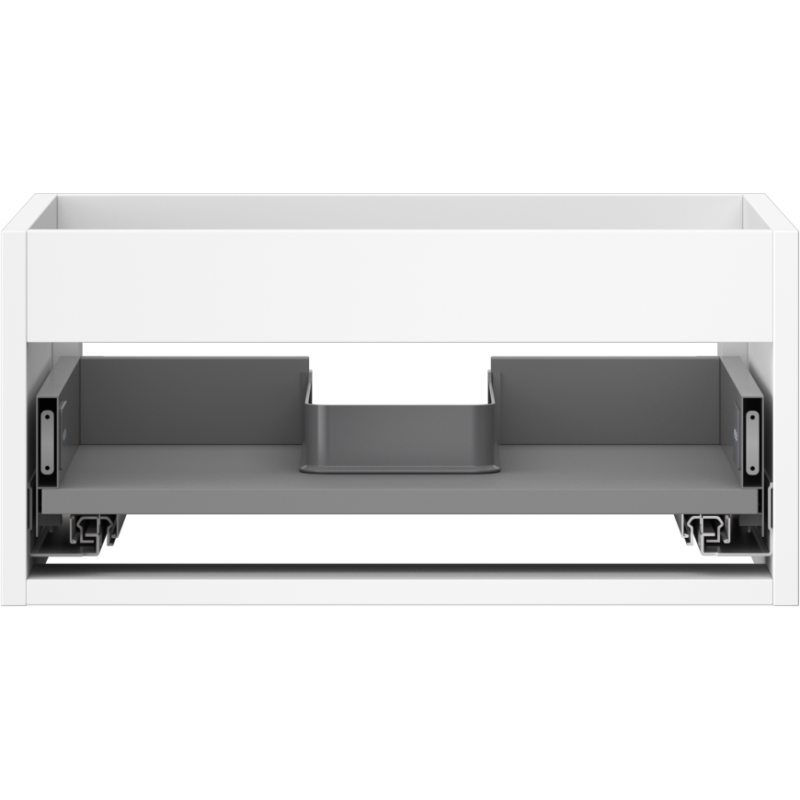 Mexen Box-A cuerpo del armario bajo lavabo 50 cm, 1 cajón, blanco mate - 91AX0-0500-235-1-01