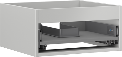 Mexen Box-A valamualusektsiooni korpus 50 cm, 1 sahtel, hall matt - 91AX0-0500-235-1-62