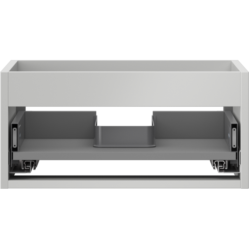 Mexen Box-A Korpus des Waschtischunterschranks 50 cm, 1 Schublade, Grau Matt - 91AX0-0500-235-1-62