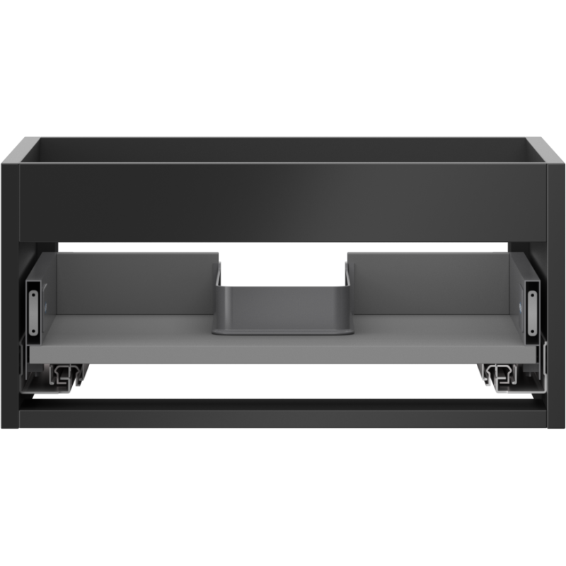 Mexen Box-A corpo dell'armadietto sotto-lavabo 50 cm, 1 cassetto, nero opaco - 91AX0-0500-235-1-71