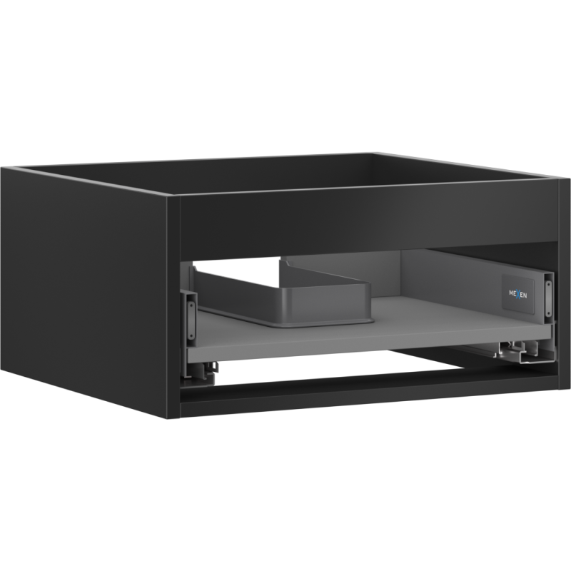 Mexen Box-A Korpus vum Ënnerbau-Waasserspigelkabinett 50 cm, 1 Schaff, schwaarz matte - 91AX0-0500-235-1-71
