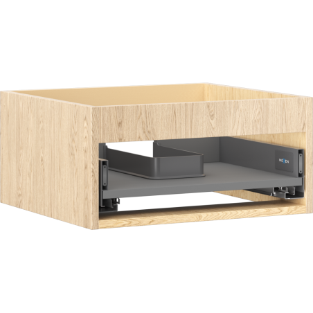 Mexen Box-A kastlichaam voor wastafelkast 50 cm, 1 lade, eik - 91AX0-0500-235-1-81