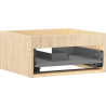 Mexen Box-A tijelo ormarića ispod umivaonika 50 cm, 1 ladica, hrast - 91AX0-0500-235-1-81