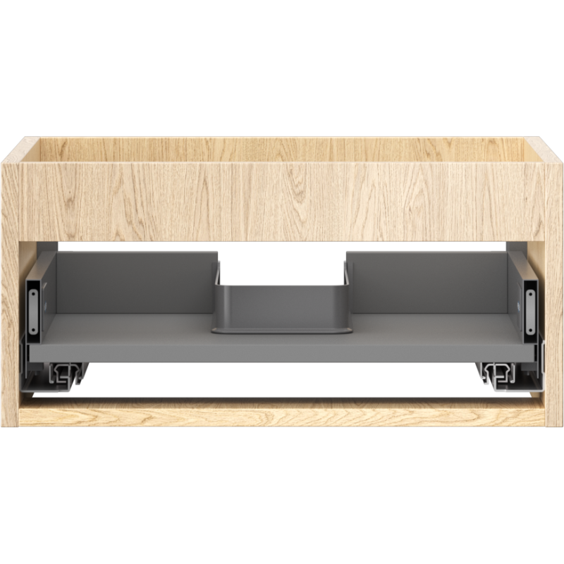 Mexen Box-A cuerpo del armario de baño de 50 cm, 1 cajón, roble - 91AX0-0500-235-1-81