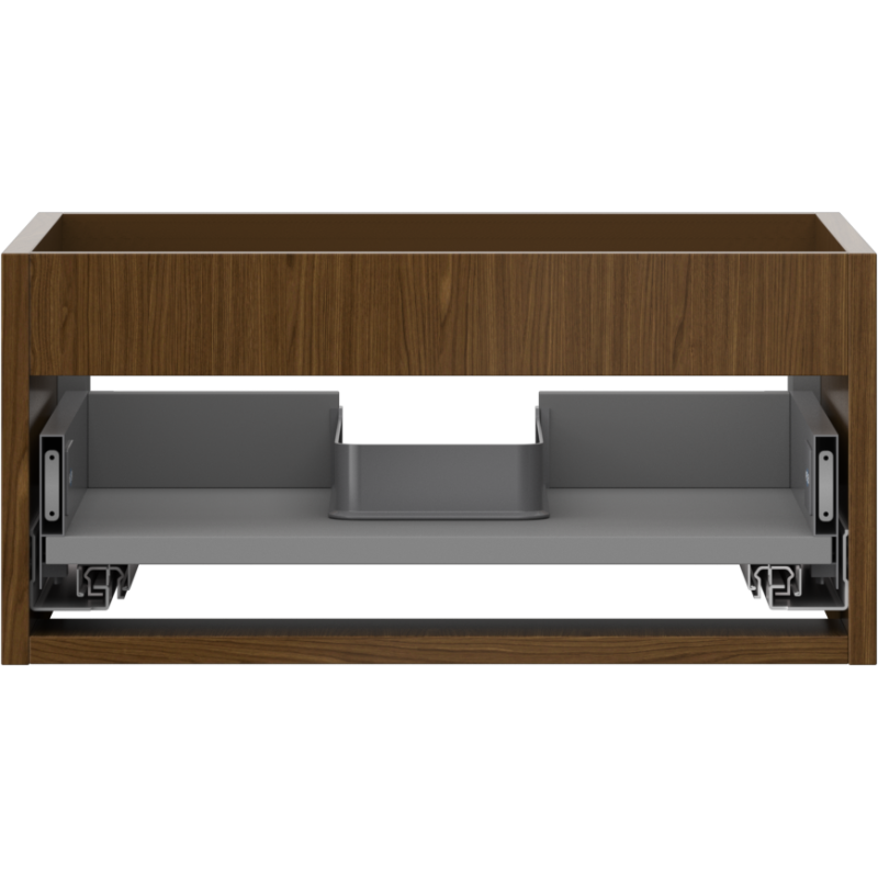 Mexen Box-A wastafelonderkast corpus 50 cm, 1 lade, noten - 91AX0-0500-235-1-86