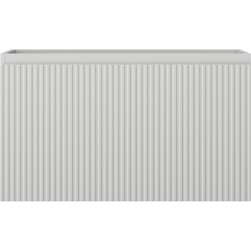 Mexen Rivel armário de casa de banho para lavatório 80 cm, 1 gaveta, frisado, cinza mate - 91A20-08047-1-BF62