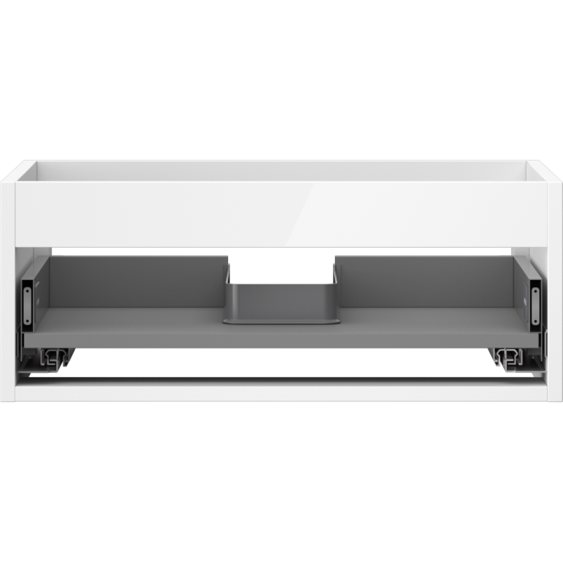 Mexen Box-A armario bajo lavabo 60 cm, 1 cajón, blanco brillo - 91AX0-0600-235-1-00