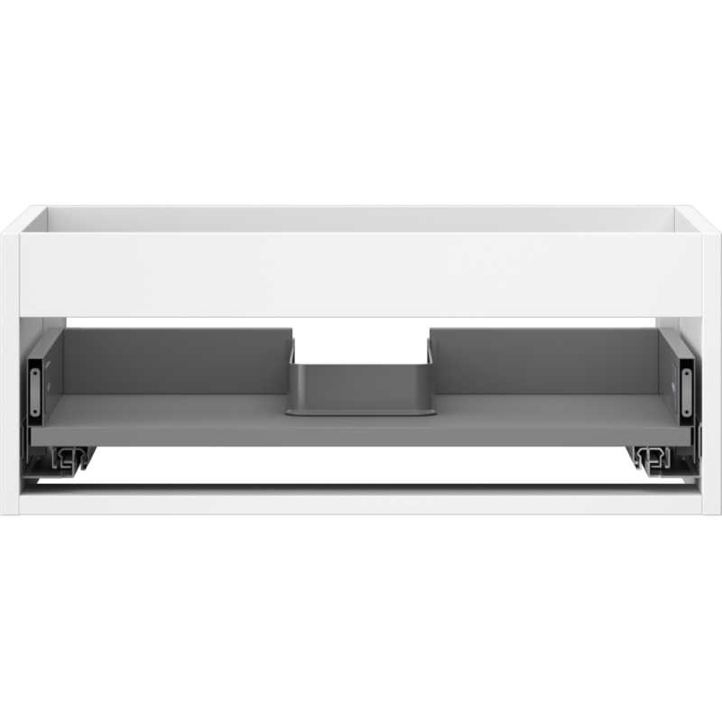 Mexen Box-A skapja korpuss zem izlietnes, 60 cm, 1 atvilktne, balts mats - 91AX0-0600-235-1-01