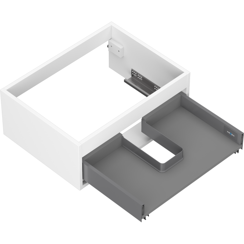 Mexen Box-A korpus szafki podumywalkowej 60 cm, 1 szuflada, biały mat - 91AX0-0600-235-1-01