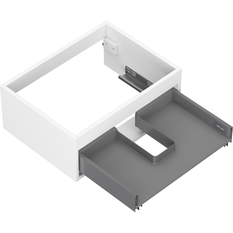 Mexen Box-A Vanity Unit 60 cm, 1 Drawer, White Matte - 91AX0-0600-235-1-01