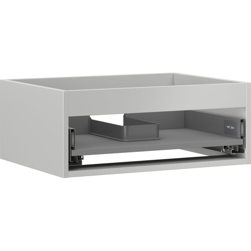 Mexen Box-A tijelo ormarića ispod umivaonika 60 cm, 1 ladica, sivi mat - 91AX0-0600-235-1-62