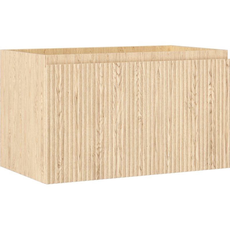 Mexen Rivel kupaonski ormarić za umivaonik 80 cm, 1 ladica, s utorima, hrast - 91A20-08047-1-BF81