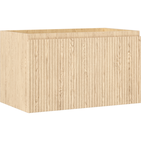 Mexen Rivel kupaonski ormarić za umivaonik 80 cm, 1 ladica, s utorima, hrast - 91A20-08047-1-BF81