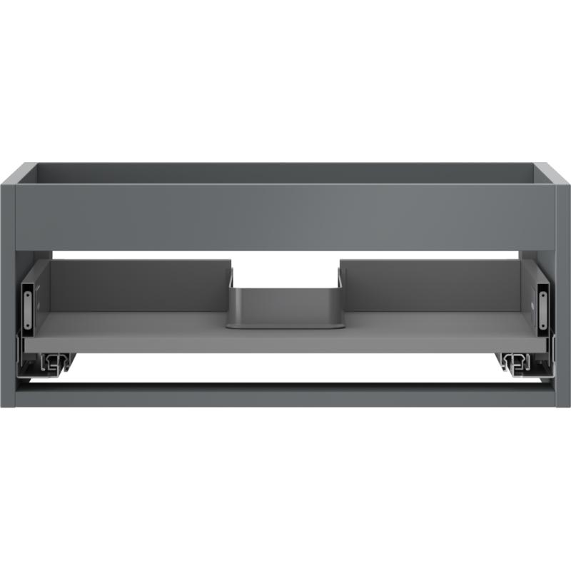 Mexen Box-A Korpus des Waschbeckenschranks 60 cm, 1 Schublade, Graphit Matt - 91AX0-0600-235-1-66