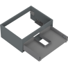 Mexen Box-A kastlichaam onder de wastafel 60 cm, 1 lade, mat grafiet - 91AX0-0600-235-1-66
