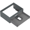 Mexen Box-A Korpus des Waschtischunterschranks 60 cm, 1 Schublade, Mattgrafit - 91AX0-0600-235-1-66
