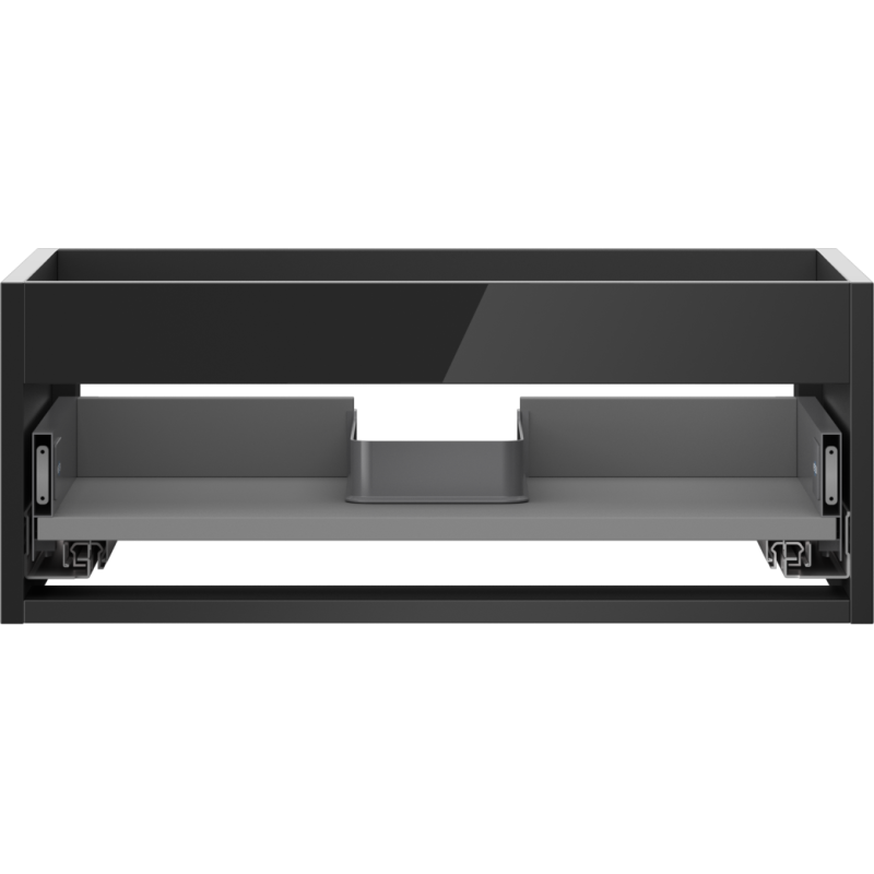 Mexen Box-A corpo del mobile sotto lavabo 60 cm, 1 cassetto, nero lucido - 91AX0-0600-235-1-70