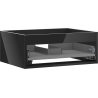 Mexen Box-A kućište ormarića ispod umivaonika 60 cm, 1 ladica, crni sjaj - 91AX0-0600-235-1-70