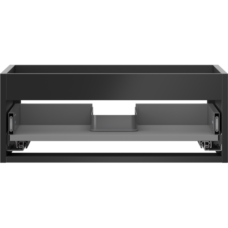 Mexen Box-A cuerpo de armario debajo del lavabo 60 cm, 1 cajón, negro mate - 91AX0-0600-235-1-71