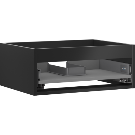 Mexen Box-A Korpus Unterschrank 60 cm, 1 Schublade, Schwarz Matt - 91AX0-0600-235-1-71