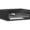 Mexen Box-A Korpus Unterschrank 60 cm, 1 Schublade, Schwarz Matt - 91AX0-0600-235-1-71