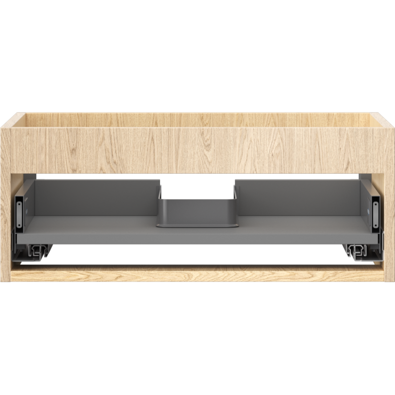 Mexen Box-A cuerpo del mueble bajo lavabo 60 cm, 1 cajón, roble - 91AX0-0600-235-1-81