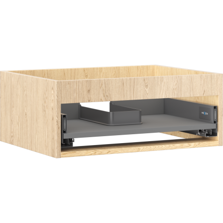 Mexen Box-A vanity unit frame 60 cm, 1 drawer, oak - 91AX0-0600-235-1-81