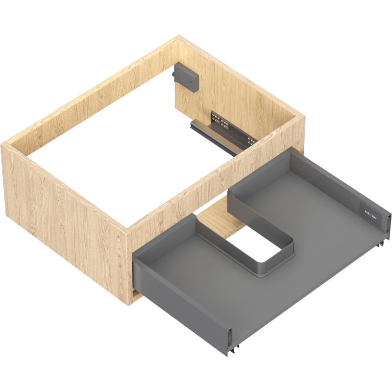 Mexen Box-A allaskaapin runko 60 cm, 1 laatikko, tammi - 91AX0-0600-235-1-81
