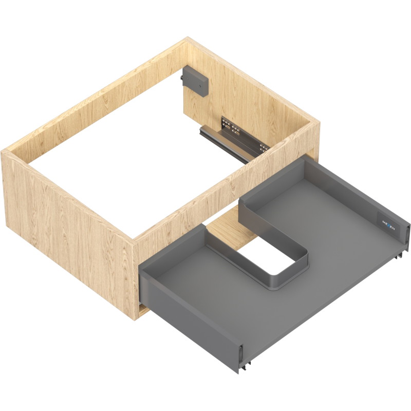 Mexen Box-A valamualuse kapi korpus 60 cm, 1 sahtel, tamm - 91AX0-0600-235-1-81