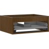 Mexen Box-A korpus szafki podumywalkowej 60 cm, 1 szuflada, orzech - 91AX0-0600-235-1-86