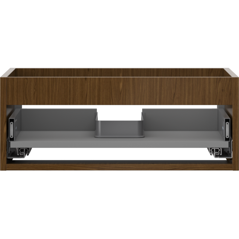 Mexen Box-A kastlichaam voor wasbak 60 cm, 1 lade, walnoot - 91AX0-0600-235-1-86