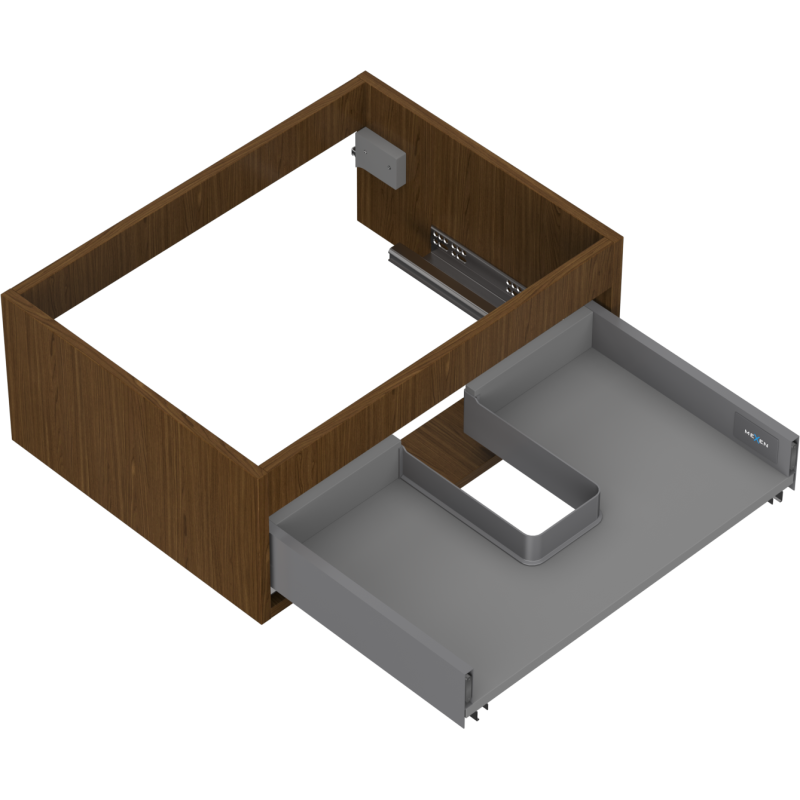 Mexen Box-A Korpus vum Ënnerbuedemschaf 60 cm, 1 Tirang, Noss - 91AX0-0600-235-1-86