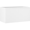 Mexen Rivel Badezimmerschrank unter dem Waschbecken 90 cm, 1 Schublade, geriffelt, weiß matt - 91A20-09047-1-BF01