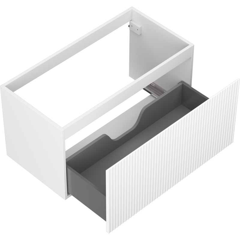 Mexen Rivel vannitoa kapialus 90 cm, 1 sahtel, sooneline, valge matt - 91A20-09047-1-BF01