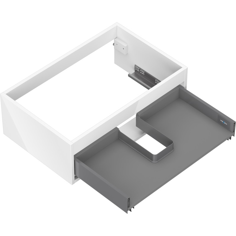 Mexen Box-A ormar za umivaonik 70 cm, 1 ladica, bijeli sjaj - 91AX0-0700-235-1-00