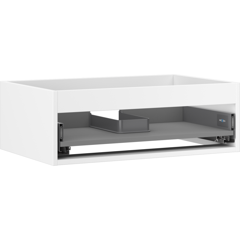 Mexen Box-A Korpus für Waschtischunterschrank 70 cm, 1 Schublade, Weiß Matt - 91AX0-0700-235-1-01