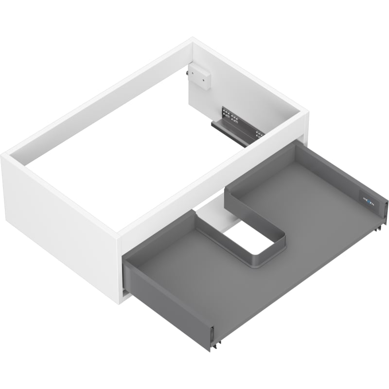 Mexen Box-A aluskapp 70 cm, 1 sahtel, valge matt - 91AX0-0700-235-1-01
