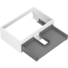 Mexen Box-A kastlichaam voor wastafelonderkast 70 cm, 1 lade, wit mat - 91AX0-0700-235-1-01