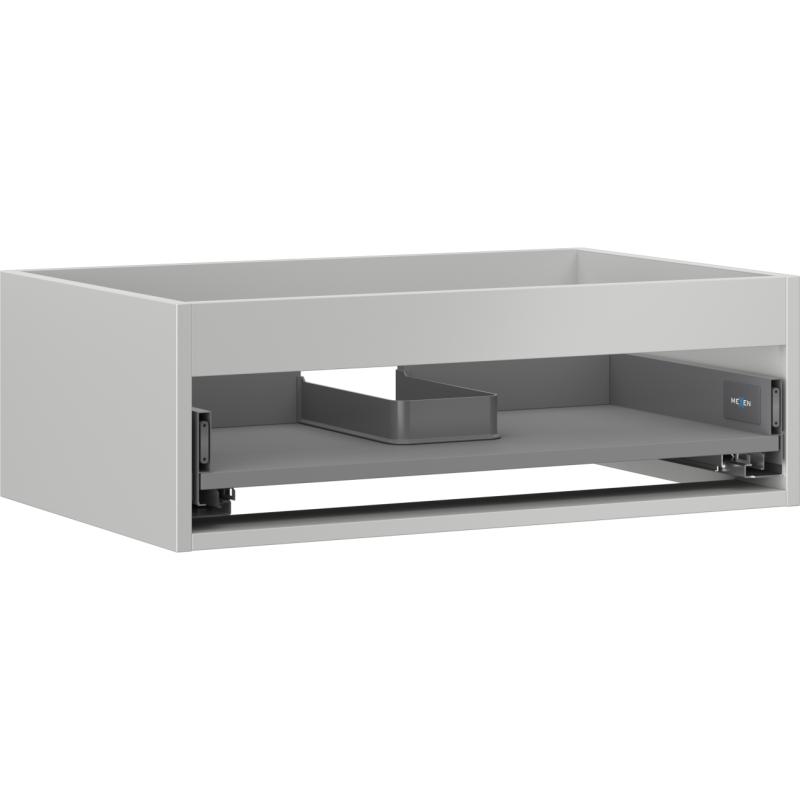 Mexen Box-A Korpus des Waschbeckenschranks 70 cm, 1 Schublade, graumatt - 91AX0-0700-235-1-62