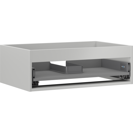 Mexen Box-A Korpus für Waschbeckenunterschrank 70 cm, 1 Schublade, Grau matt - 91AX0-0700-235-1-62