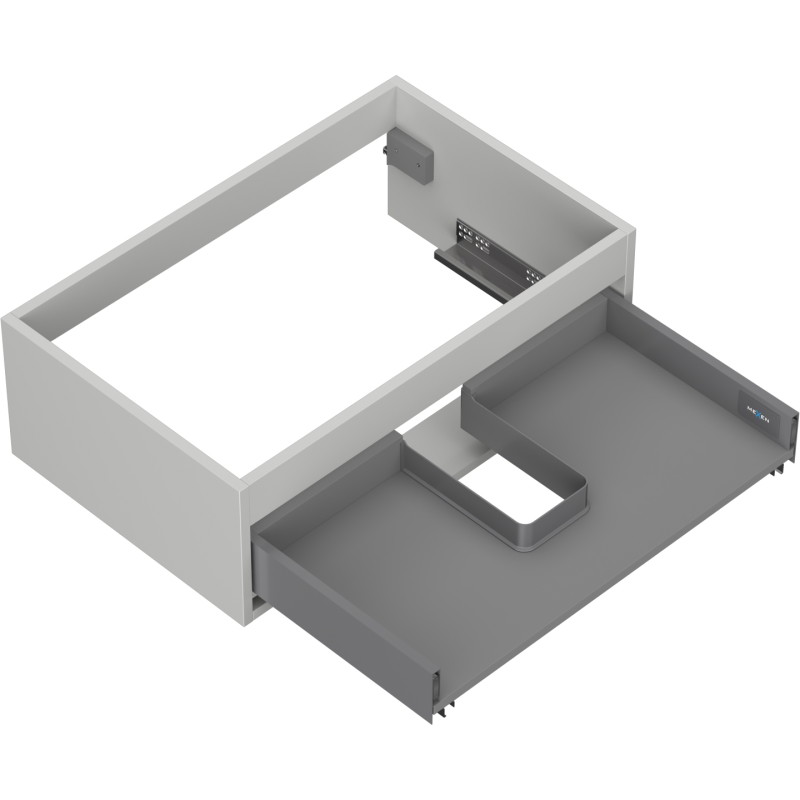 Mexen Box-A valamualuse kapi korpus 70 cm, 1 sahtel, hall matt - 91AX0-0700-235-1-62