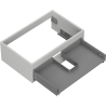Mexen Box-A kastlichaam voor wastafelonderkast 70 cm, 1 lade, grijs mat - 91AX0-0700-235-1-62