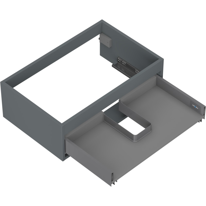 Mexen Box-A valamualuse kapi korpus 70 cm, 1 sahtel, mati grafiit - 91AX0-0700-235-1-66