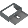 Mexen Box-A kastlichaam onderwastafelkast 70 cm, 1 lade, grafiet mat - 91AX0-0700-235-1-66