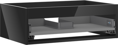 Mexen Box-A σώμα ντουλαπιού υπο-νιπτήρα 70 cm, 1 συρτάρι, μαύρη γυαλιστερή