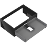 Mexen Box-A Korpus Waschtischunterschrank 70 cm, 1 Schublade, Schwarz glänzend - 91AX0-0700-235-1-70