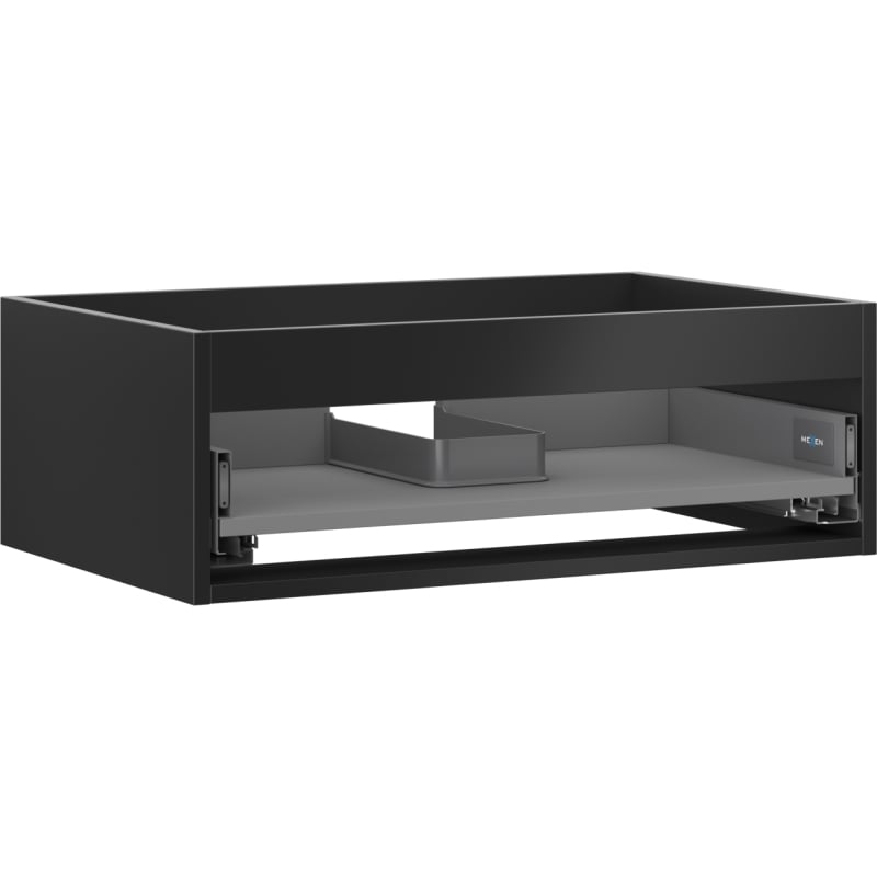Mexen Box-A valamualuse kapi korpus 70 cm, 1 sahtel, must matt - 91AX0-0700-235-1-71