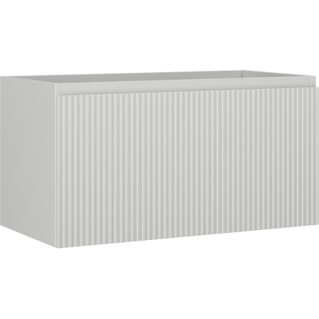 Mexen Rivel armoire de salle de bain sous lavabo 90 cm, 1 tiroir, rainurée, gris mat - 91A20-09047-1-BF62