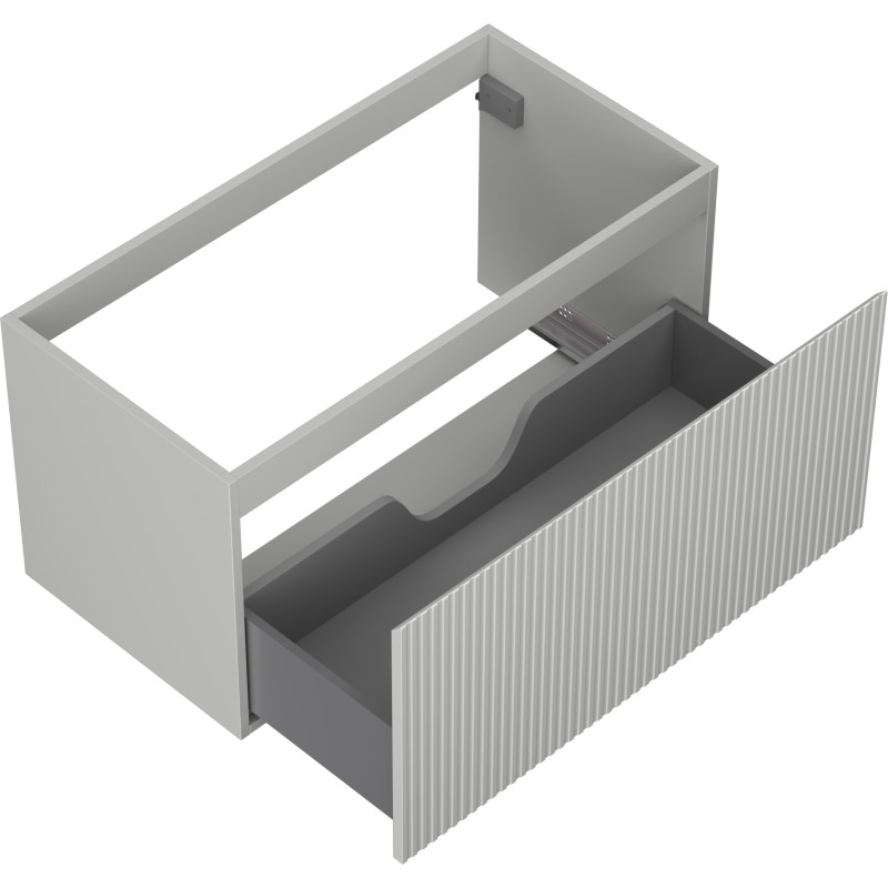 Mexen Rivel vannitoa kapp kraanikausi alla 90 cm, 1 sahtel, sooniline, hall matt - 91A20-09047-1-BF62