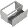 Mexen Rivel Badezimmer-Unterschrank 90 cm, 1 Schublade, gerillt, grau matt - 91A20-09047-1-BF62